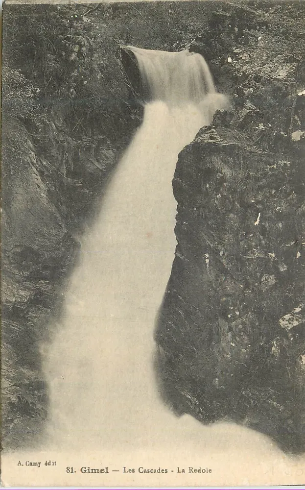 São Gimel — As Cataratas - La Redole — A. Camy édit. - Frente