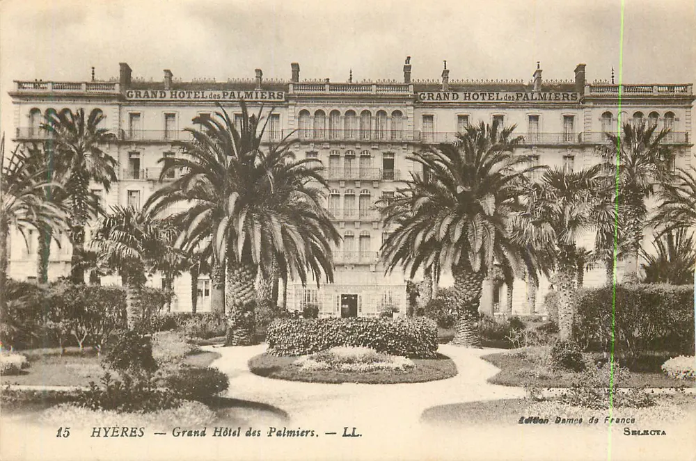 Hyères — Grand Hôtel des Palmiers — Edition Danse de France - Vorderseite