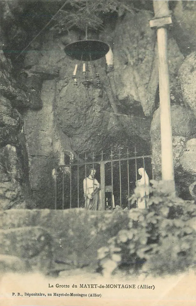 Die Höhle von Mayet-de-Montagne (Allier) — Depositor — P. B. - Vorderseite