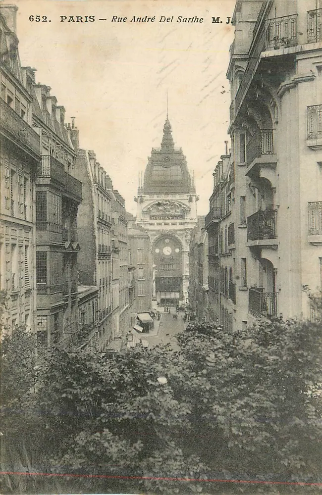 Paris — Rue André Del Sarthe — M.J. n°652 - Frente