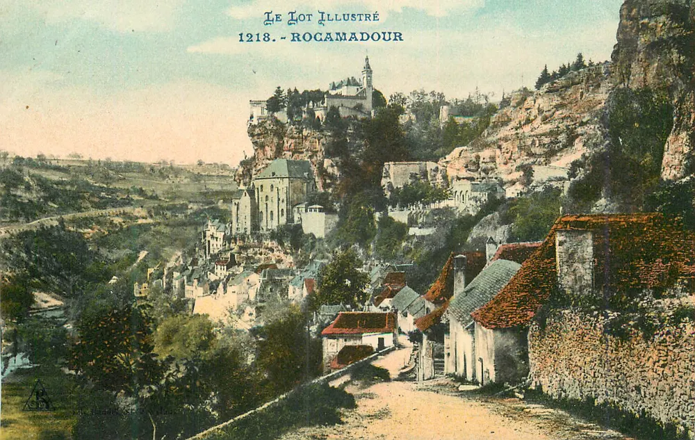 Rocamadour — vista panorâmica — Le Lot Illustré, n°1218 - Frente