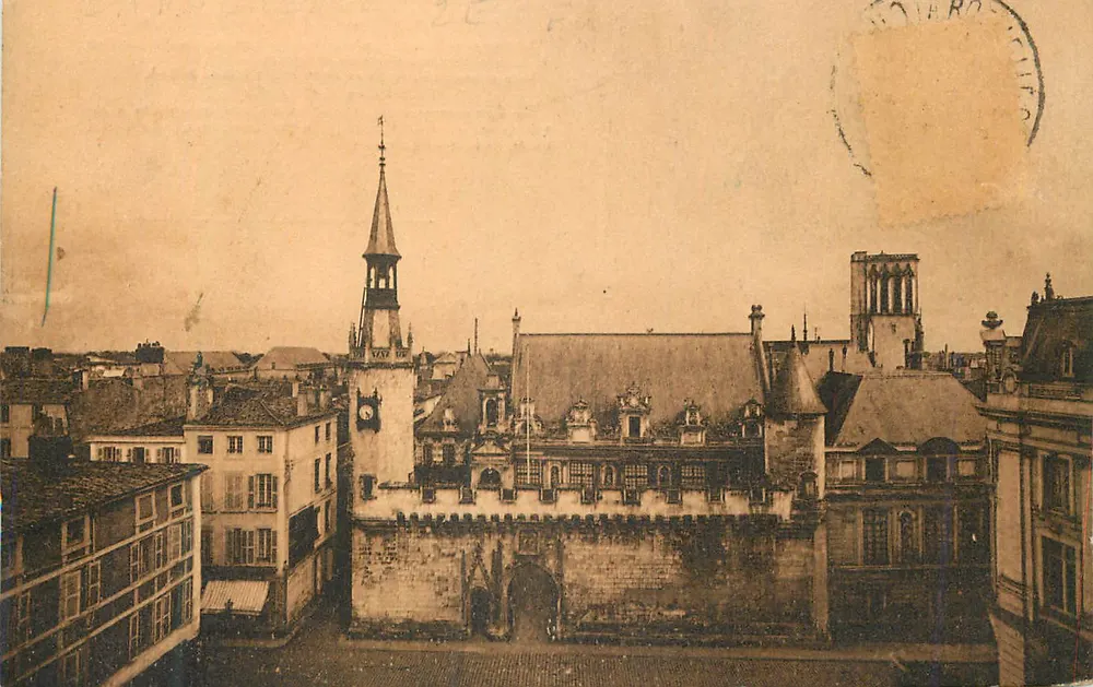 Ansicht der Pforte der Zitadelle in Dijon — unbekannter Verleger - Vorderseite