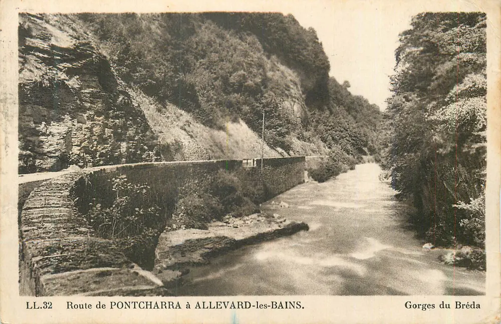 Gorges du Bréda — Route von Pontcharra nach Allevard-les-Bains — LL.32 - Vorderseite