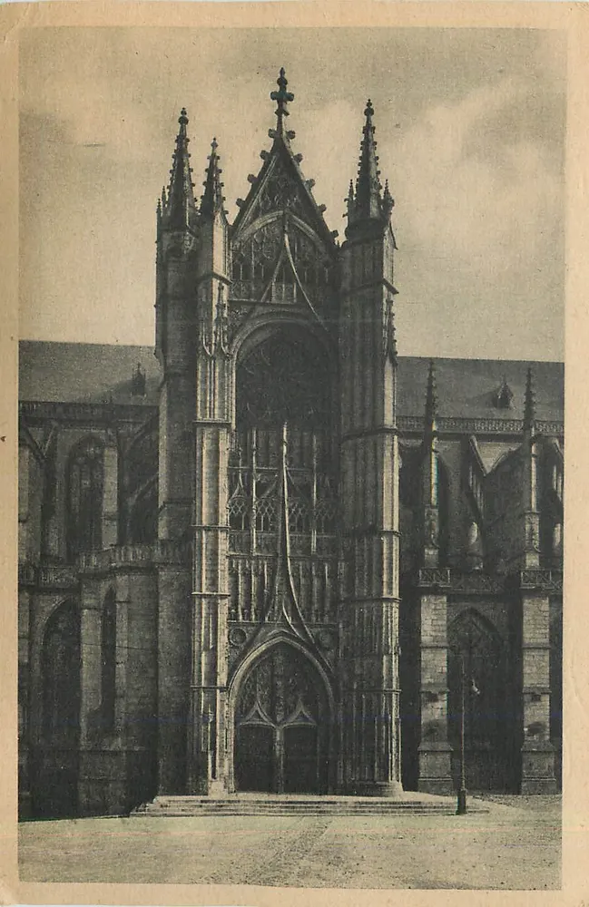 Kathedrale Notre-Dame de Rouen — westliche Fassade — unbekannter Verlag, Seriennummer nicht sichtbar - Vorderseite