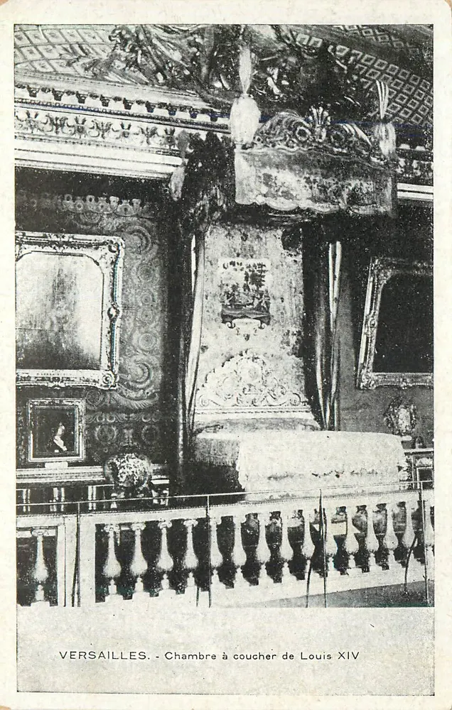 Versailles - Schlafzimmer von Louis XIV - Vorderseite