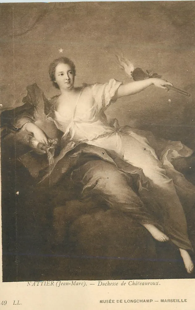 Duchesse von Châteauroux — Nattier (Jean-Marco) — Musée de Longchamp — Marseille - Vorderseite