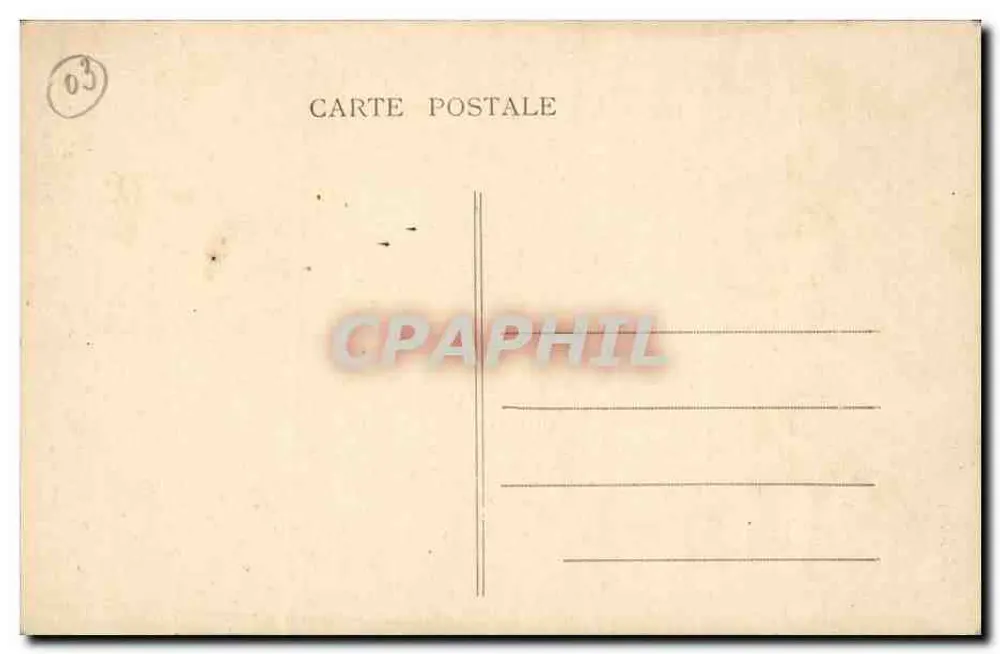 Tor des Lyzeums Banville — Moulins — Verlag Boutray - Rückseite
