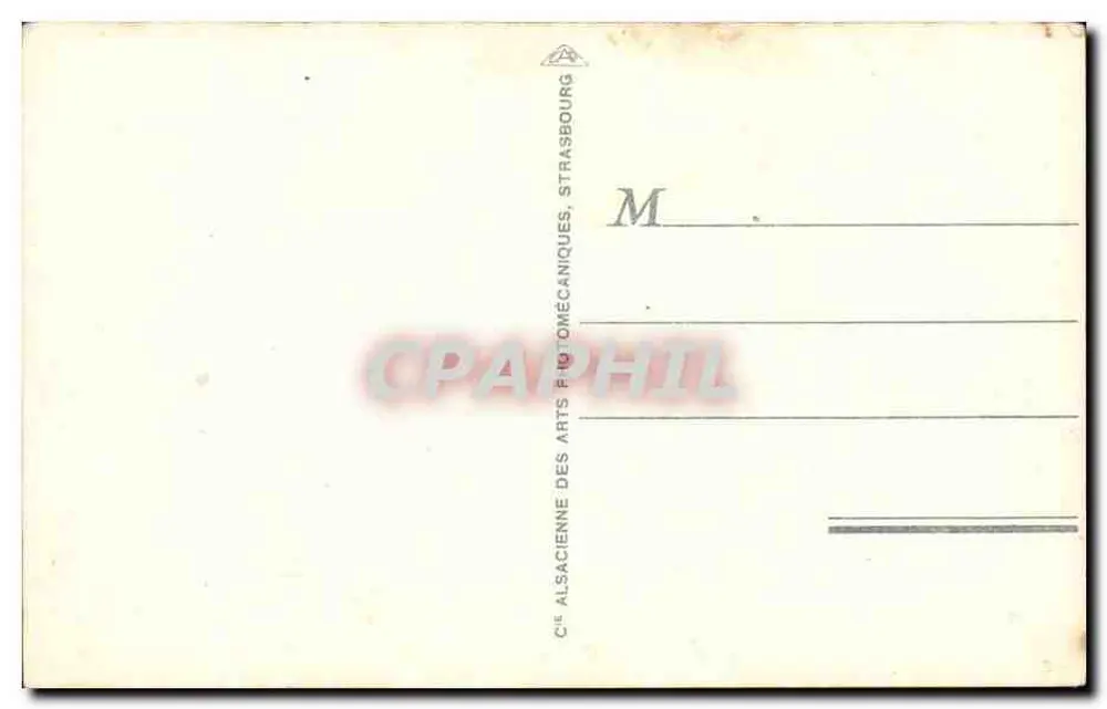 पुराना अरबी की प्रार्थना — श्रृंखला 1286 — एल्जेसियन फोटोमैकेनिक आर्ट्स कंपनी, स्ट्रासबर्ग - पीछे