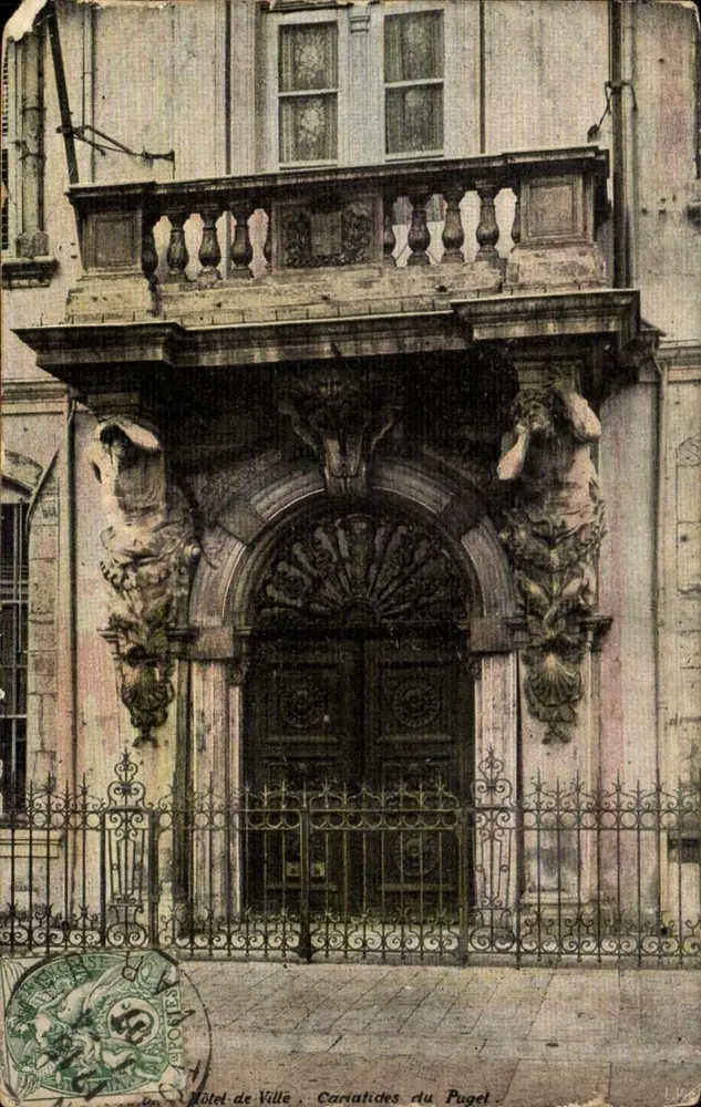 Hôtel-de-Ville — Cariatides du Puget — Verlag L. V. & Cie - Vorderseite