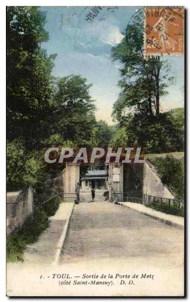 Toul - Ausgang der Porte de Metz (Seite Saint-Mansuy) — D.D. - Vorderseite