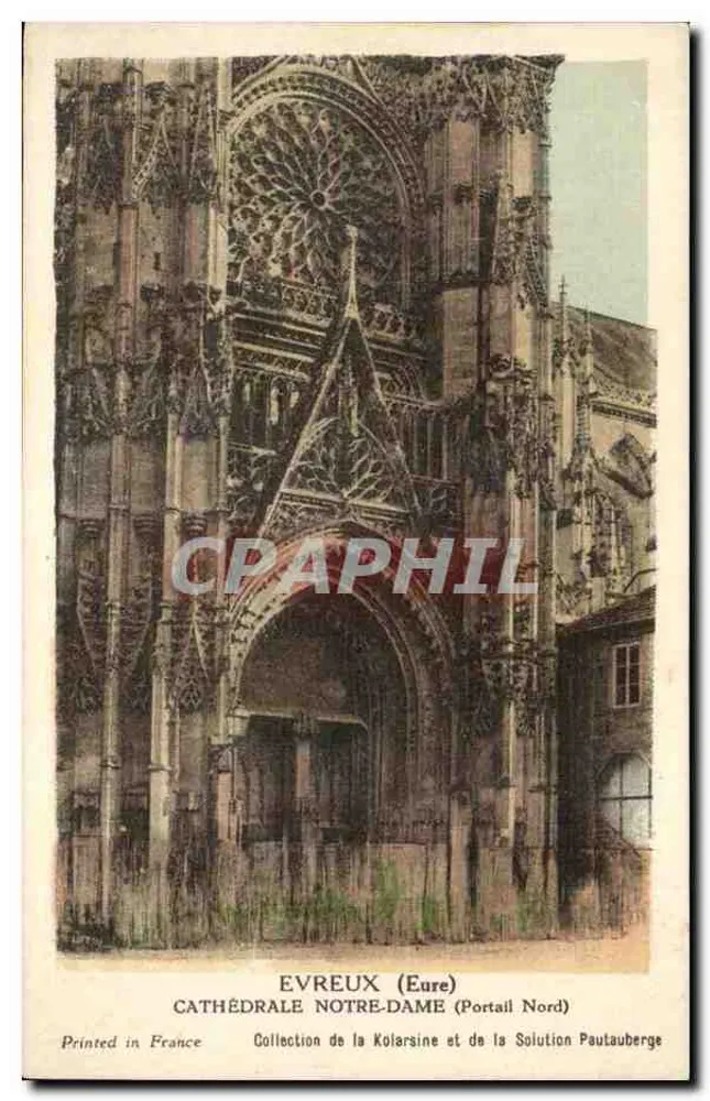 Évreux (Eure) — Kathedrale Notre-Dame (Nordportal) — Sammlung von Kolarsine und Solution Pautaubeerge - Vorderseite