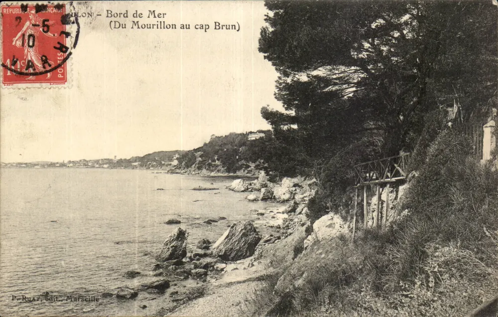 Coulon - Küstenblick (Von Du Mourillon bis Cap Brun) — P. Ruat, Verlag Mafscille - Vorderseite