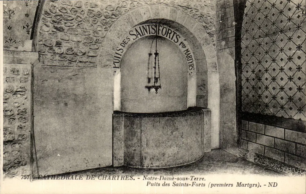 Brunnen der Heiligen Märtyrer — Kathedrale von Chartres — ND - Vorderseite