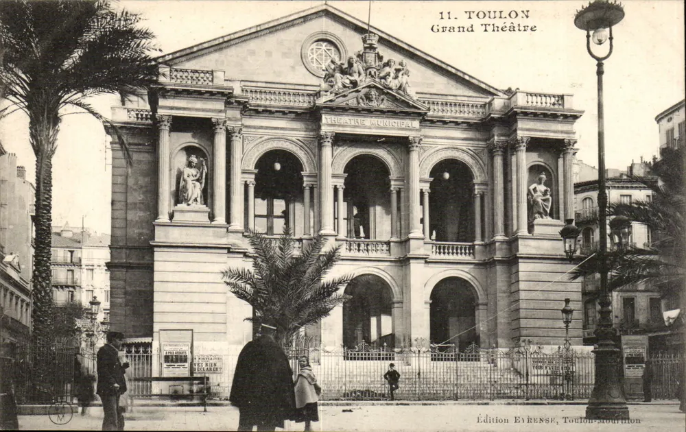 Toulon — Grand Théâtre Municipal — Edition Eyrense, Toulon-Mourillon - Vorderseite