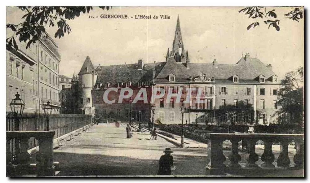 Grenoble - O Hotel de Ville — editor não identificado, n° de série 11 - Frente