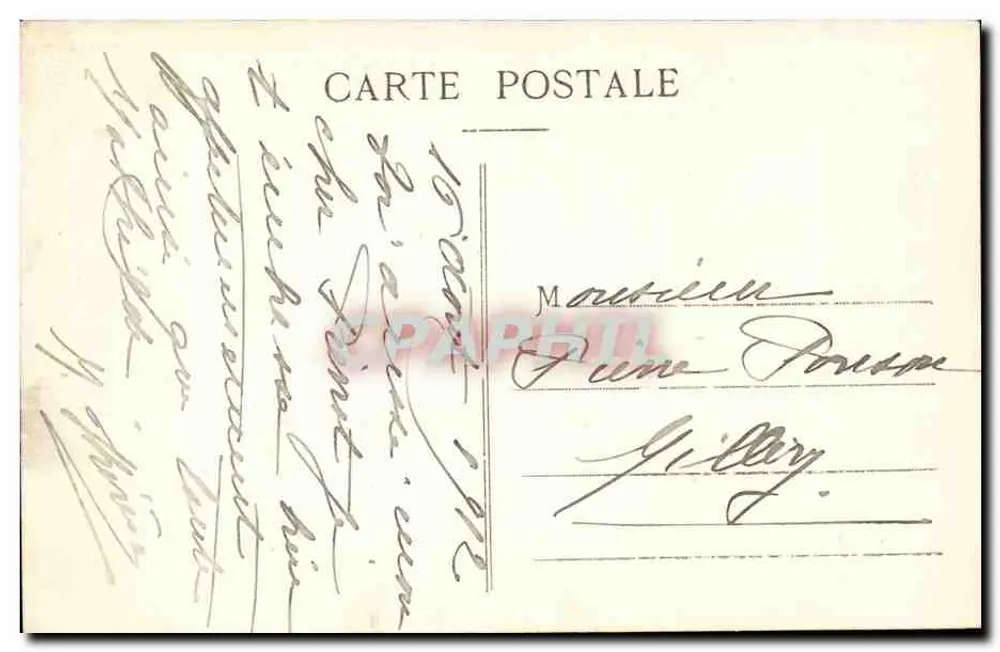 Bourg d'Oisans, die Rive und der Berg der Villards — E.R. — Nr. 961 - Rückseite