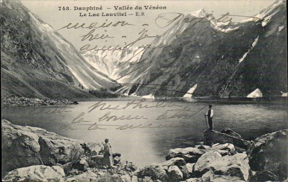 Dauphiné — Vale do Vénéon — O Lago Lauvitel — E.R. — n°748 - Frente