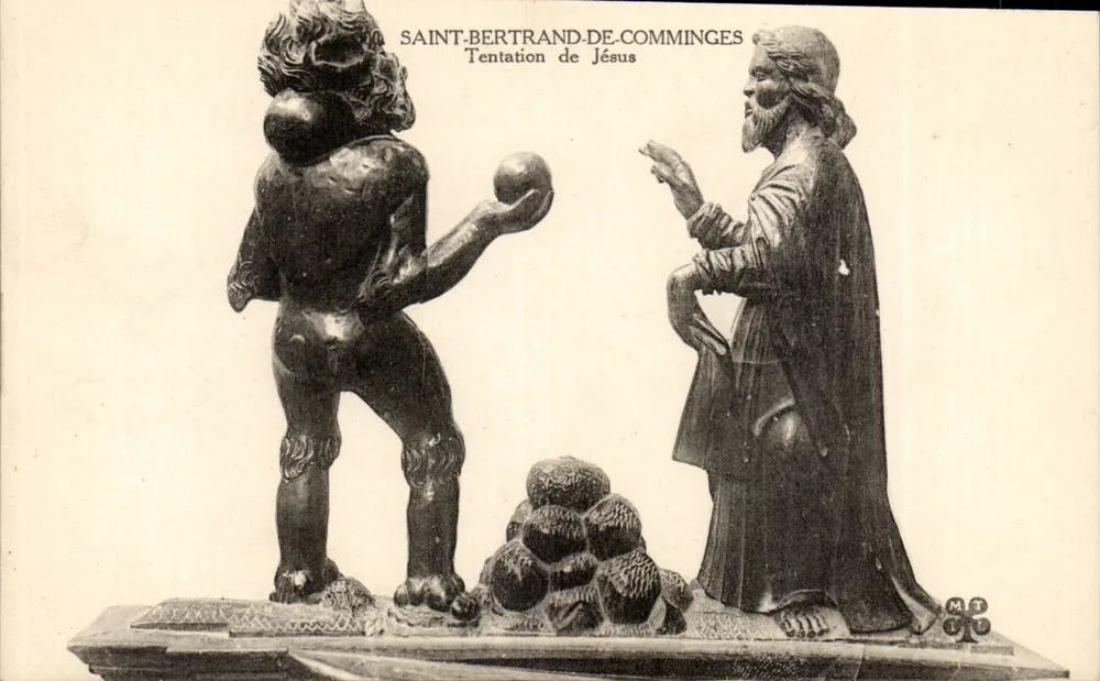 Saint-Bertrand-de-Comminges — Tentação de Jesus — editor MT, n° 19 - Frente