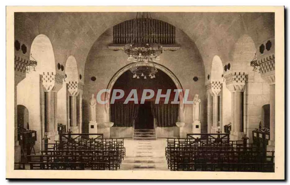 Ossuar von Douaumont — Katholische Kapelle — Heliogravur Druckerei Nancy - Vorderseite