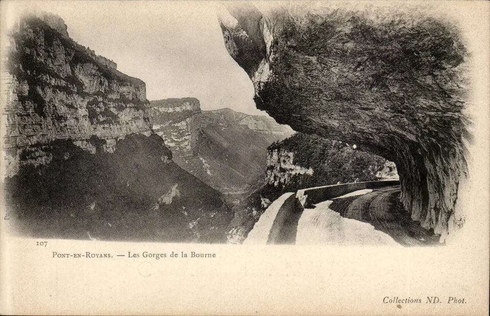 Pont-en-Royans — As Gorges da Bourne — Coleções ND. Fot. n°107 - Frente