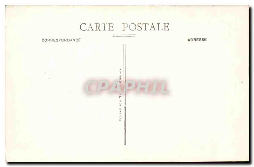 Roscoff (Finistère) - Rocher de la Petite Bretonne — Coleção Moplaix, n° 51 - Verso