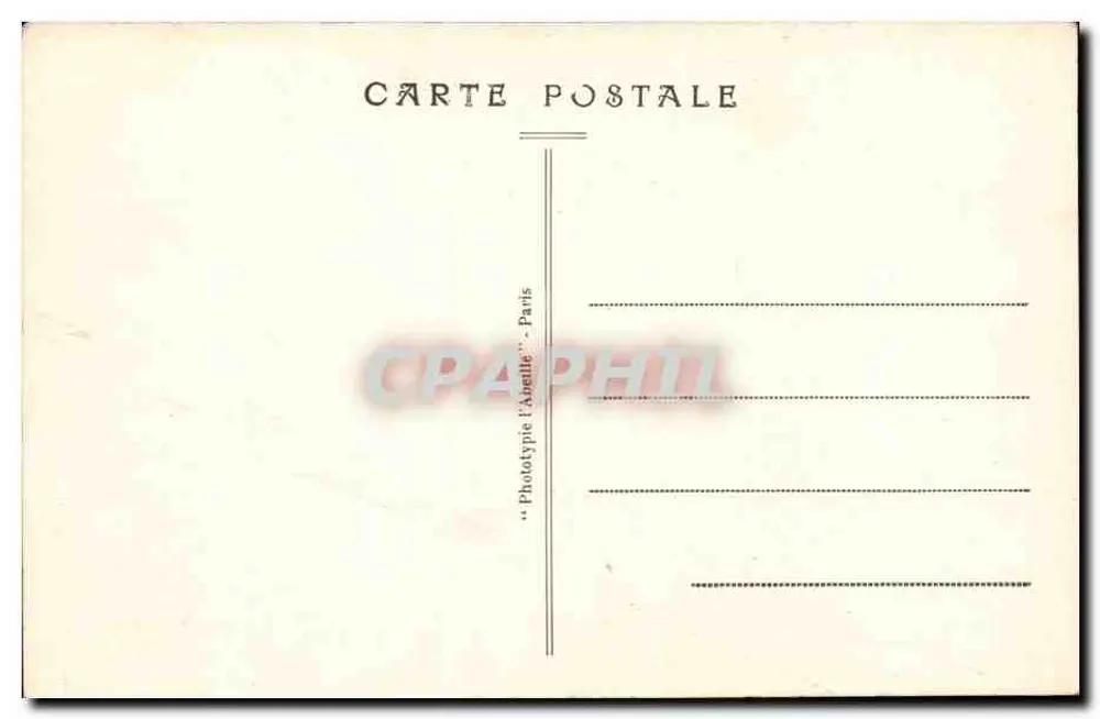 Pontoise — A Entrada do Bairro Bossut — Fototipia L'Abelle, Paris - Verso