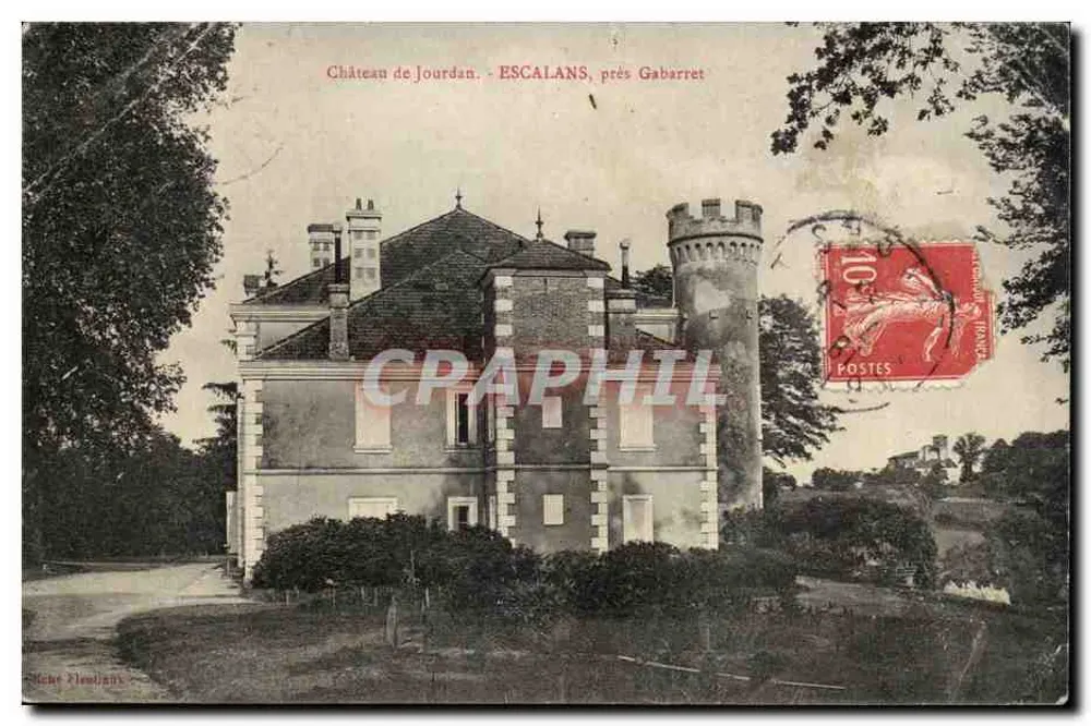 Castelo de Jourdan - ESCALANS, perto de Gabarret — Editor: Nicht Fleuillant - Frente