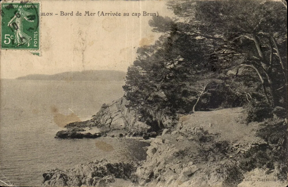 Boulon - Bord de Mer (Arrivée au cap Brun) — editora, Marselha - Frente