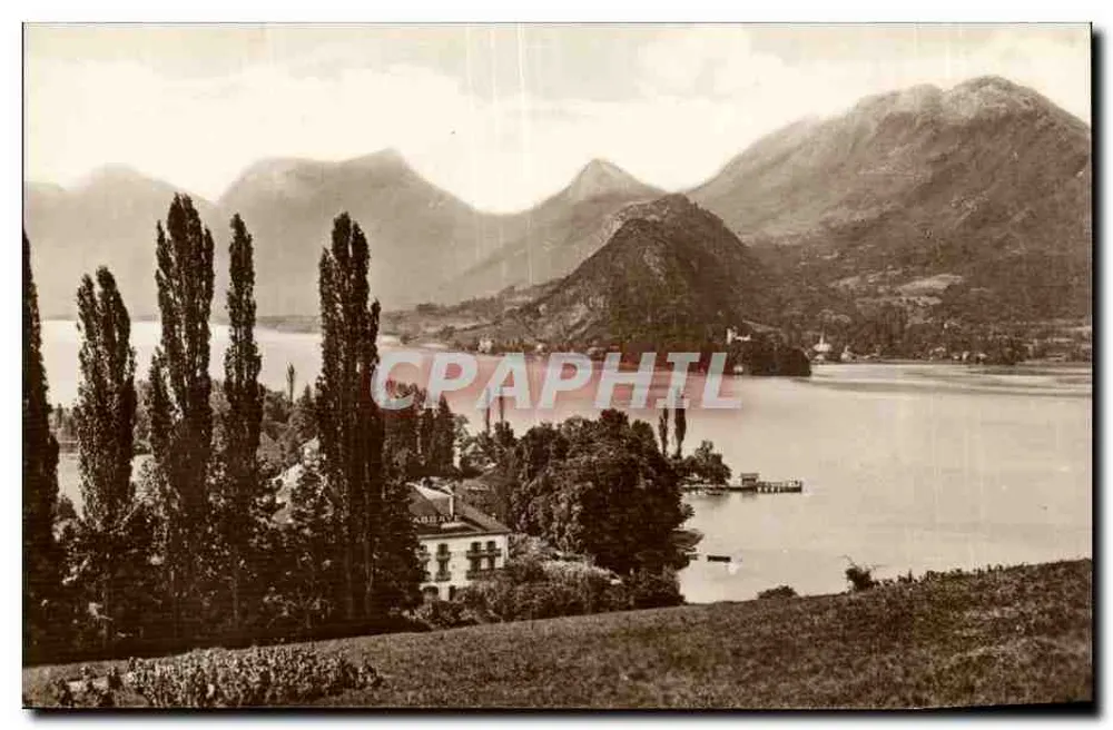 As margens do lago em Mentbonu — ANNECY — n°224 - Frente