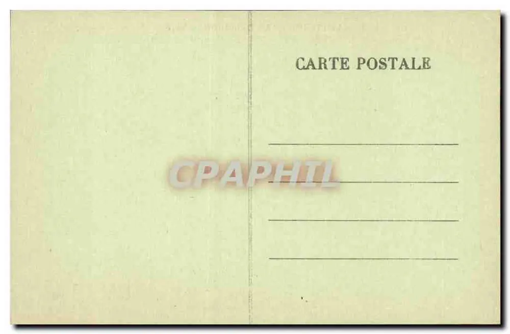 Saint-Bertrand-de-Comminges — Zwei Mönche, die um den Stock des Oberen kämpfen — Verlag M.T. (Marke) n°1 - Rückseite