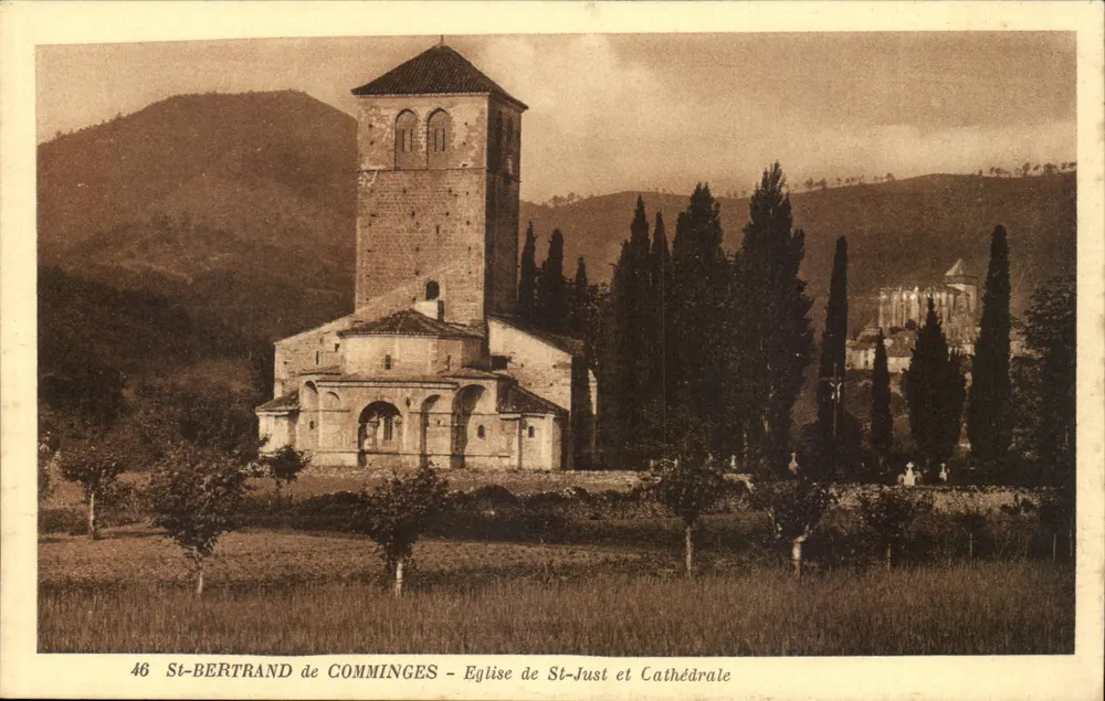 St-Bertrand de Comminges - Kirche St-Just und Kathedrale - Vorderseite