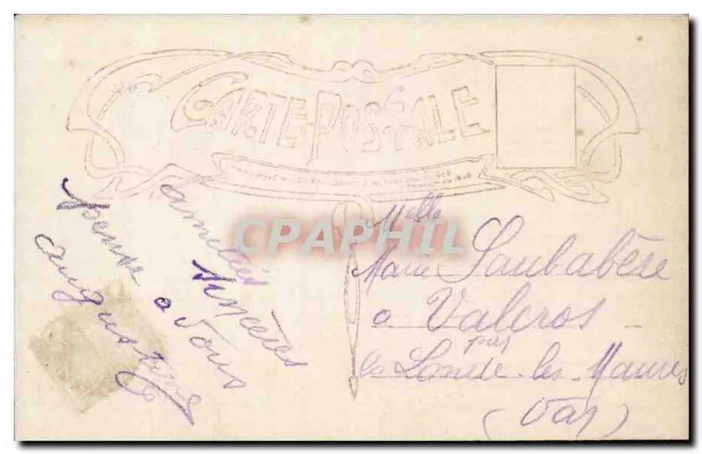 Femme en robe bleu pâle parmi les fleurs — La Reine, n° 184 - Rückseite