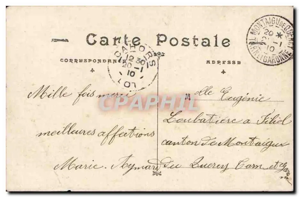Souvenir d'amitié — Mann im Anzug mit Blumen und Schild — JAK Paris, n°2146 - Rückseite