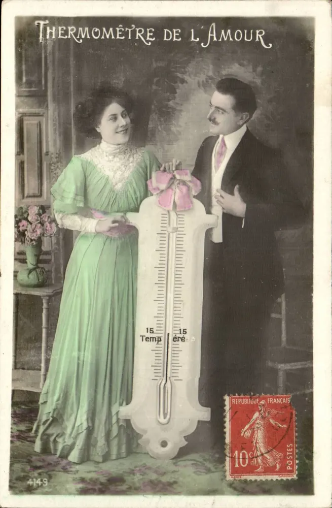 Thermometer der Liebe — unbekannter Verleger, Nr. 4149 - Vorderseite
