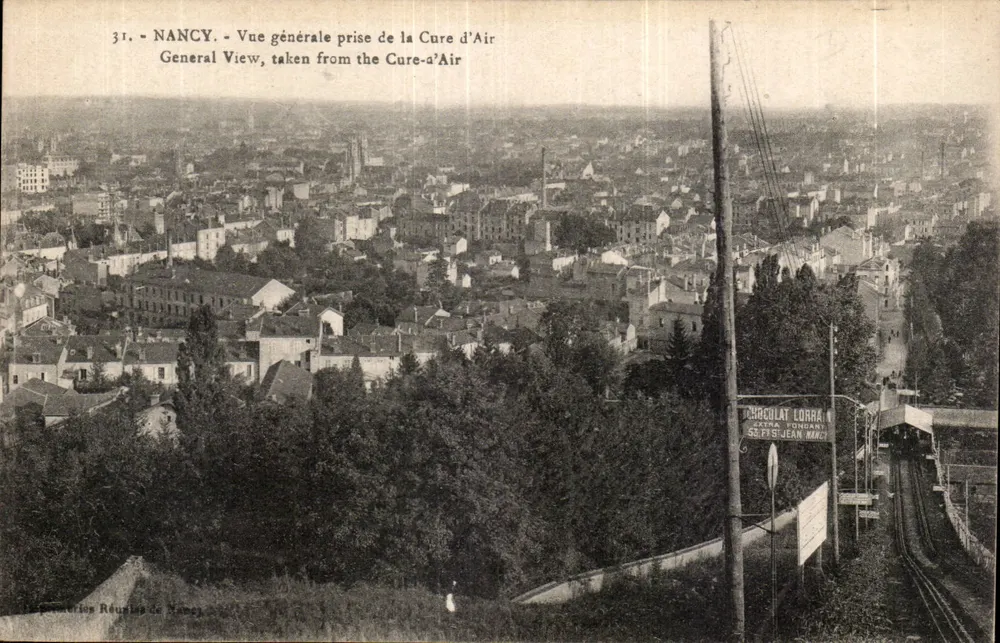 NANCY — Vista geral tirada da Cure d'Air — Editor Réaugies de Nancy, n°31 - Frente