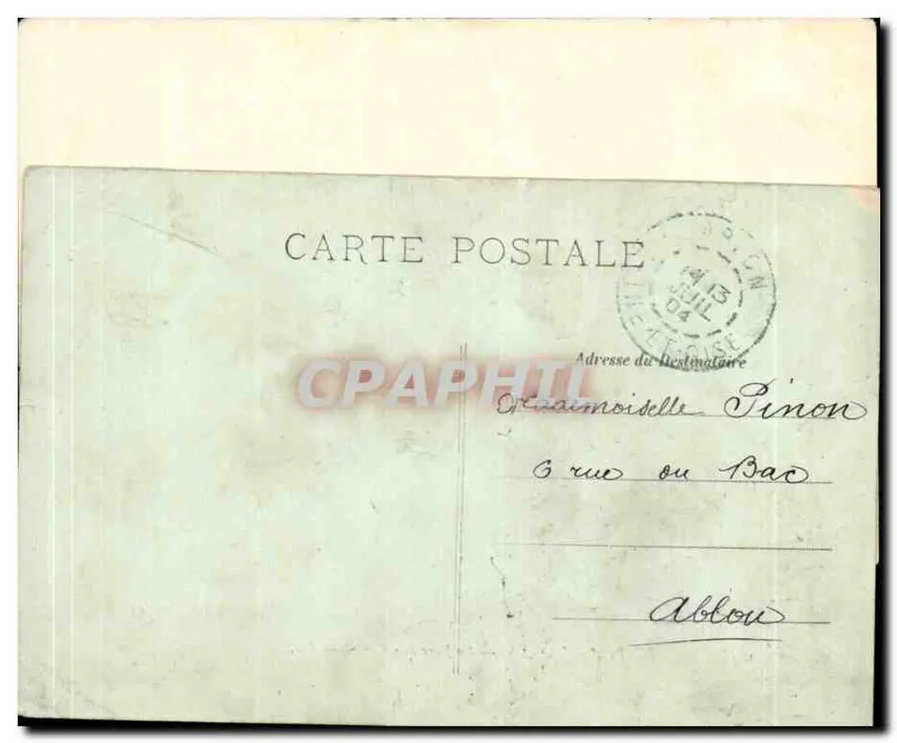 Castelo de Pierrefonds — O Parque dos Cervos — L.I. — Editor L.I. n°46 - Verso