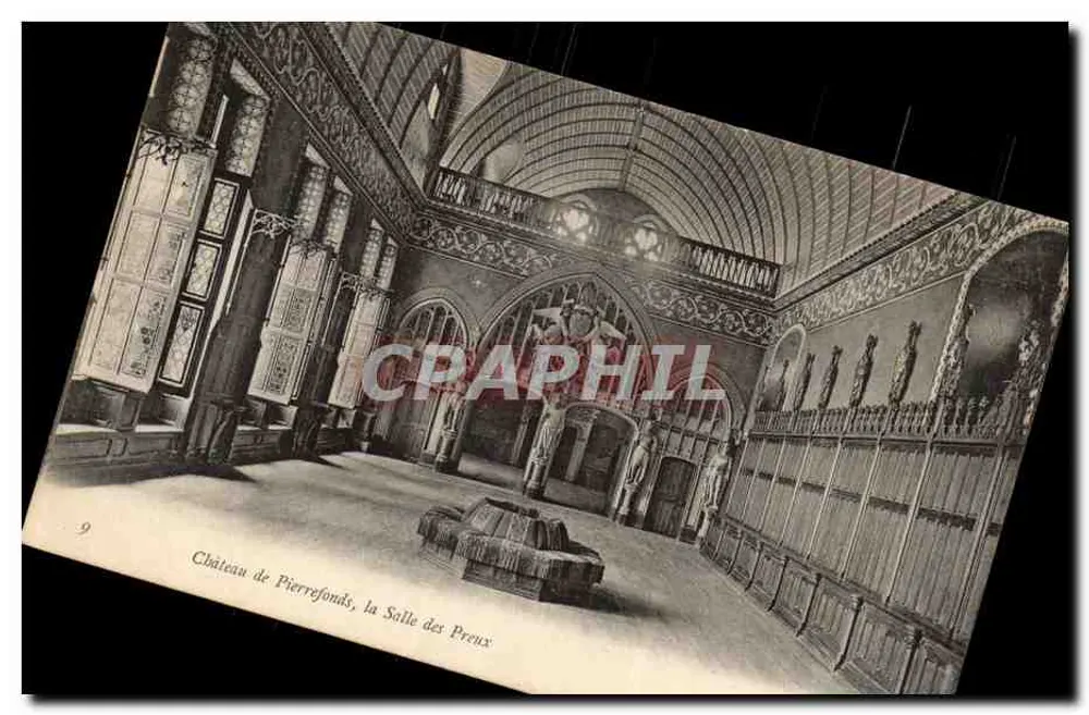 Schloss Pierrefonds, der Saal der Ritter — unbekannter Verlag, Seriennummer 9 - Vorderseite