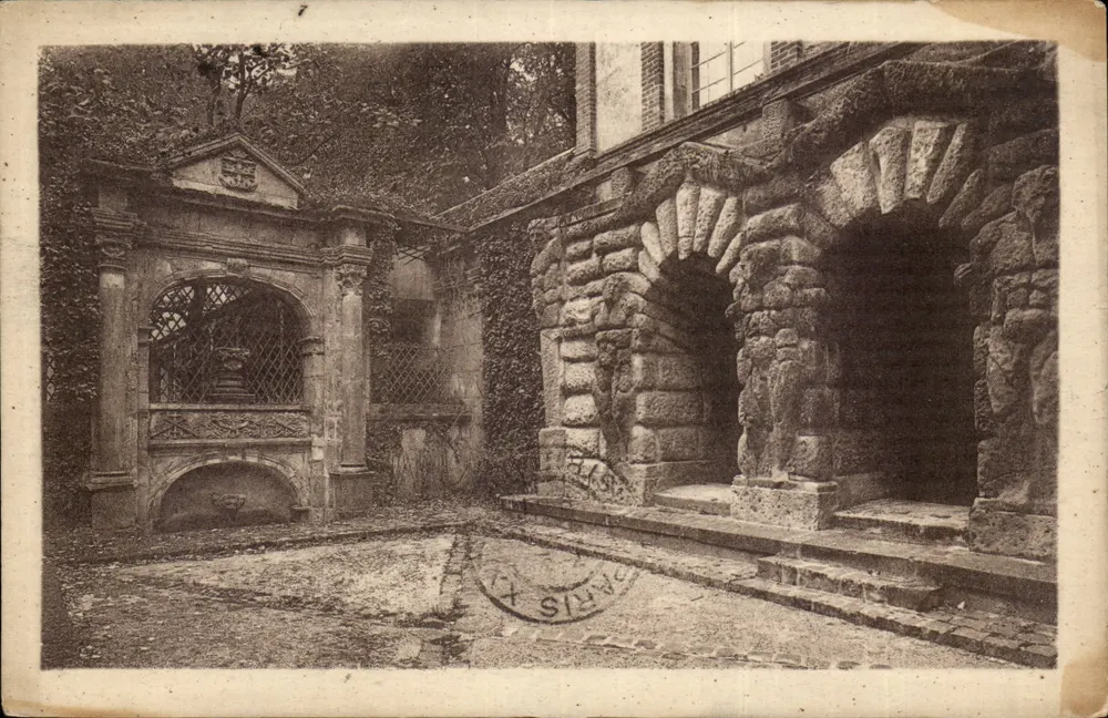 Schloss Fontainebleau — Die Alten Bäder — Ausgabe Vincent - Vorderseite