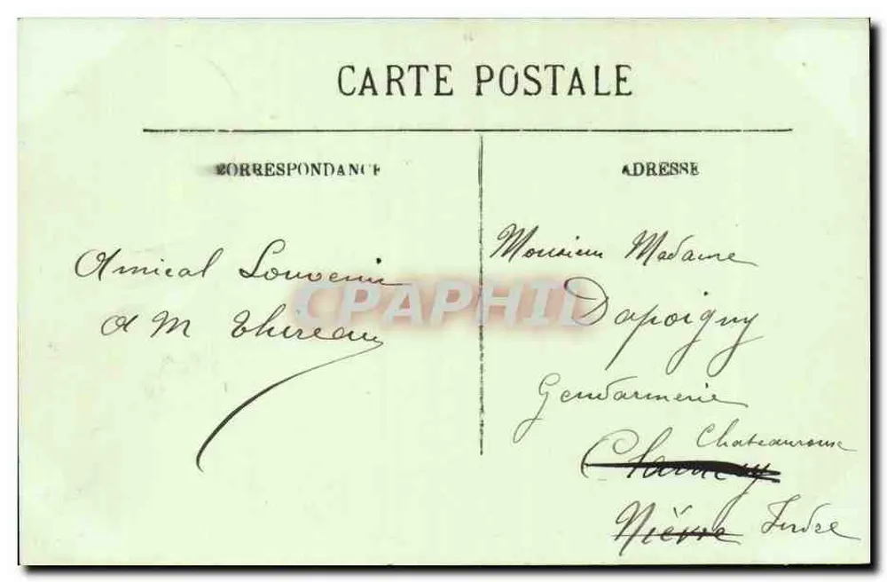 Nizza — Die Palmen des Öffentlichen Gartens — LL. - Rückseite