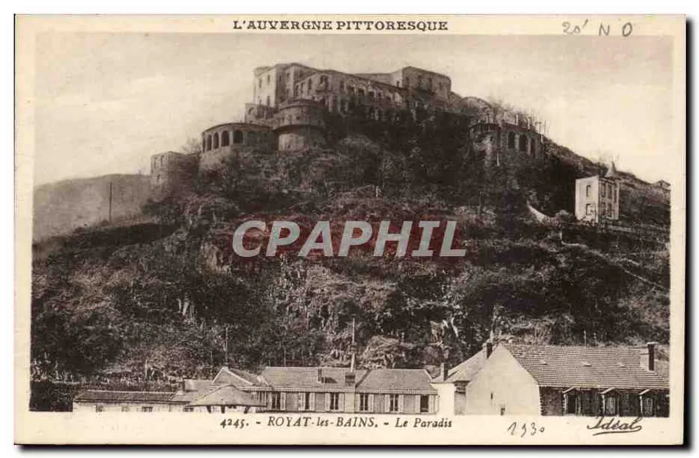 Royat-les-Bains — O Paraíso — Ideal, n° 4245 - Frente