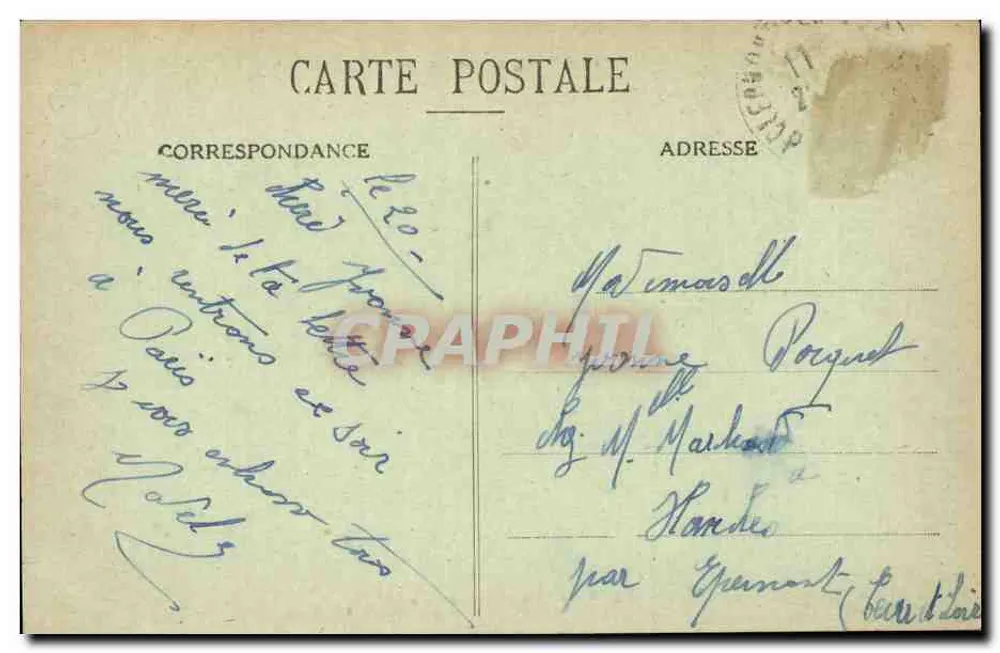 O Lago Pavin — Auvergne — editor Rue de l'Écu, Clermont-L'Église - Verso