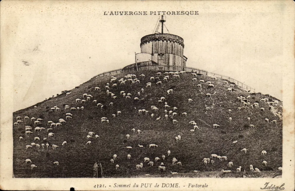 Gipfel des Puy de Dôme — Pastorale — Éditions Idéal, n° 4321 - Vorderseite