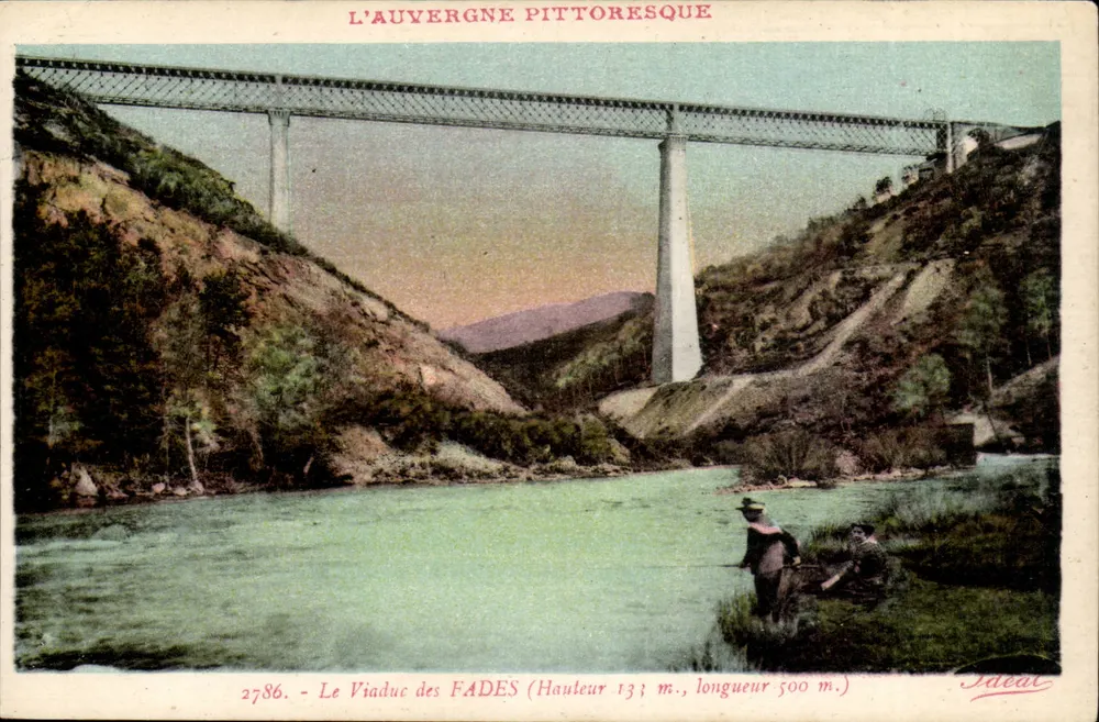 Der Viadukt der Fades — pittoreske Auvergne — Ausgabe "Idéal", Vichy - Vorderseite