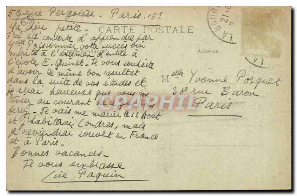 Puy-de-Dôme — 320. MONT-DÔRE — A Vale do Inferno — A Auvergne - Verso