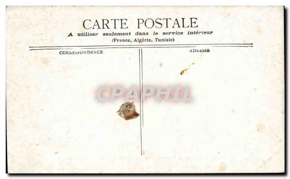 Lyon - Place Carnot - Monument da República — editor Staesck & Cie - Verso