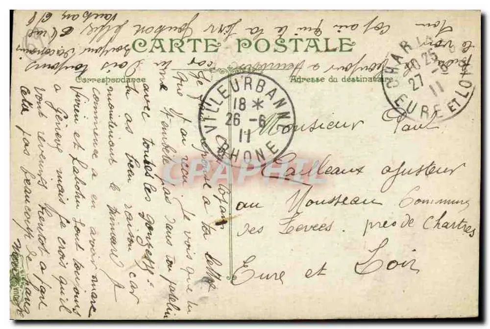 Lyon — O Pont du Change — L.V. N°2653 - Verso