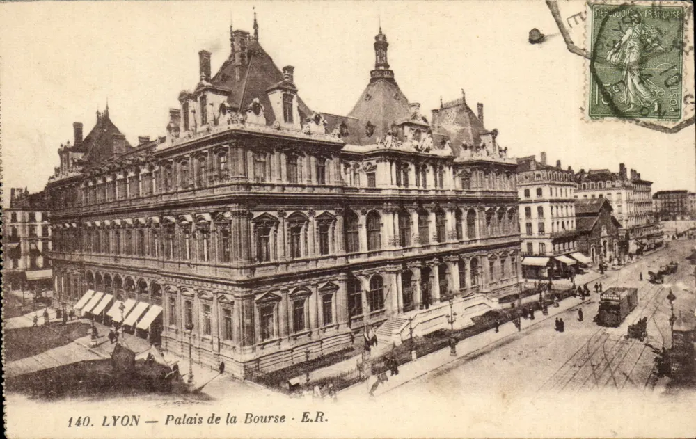 LYON — Palácio da Bolsa — E.R. - Frente
