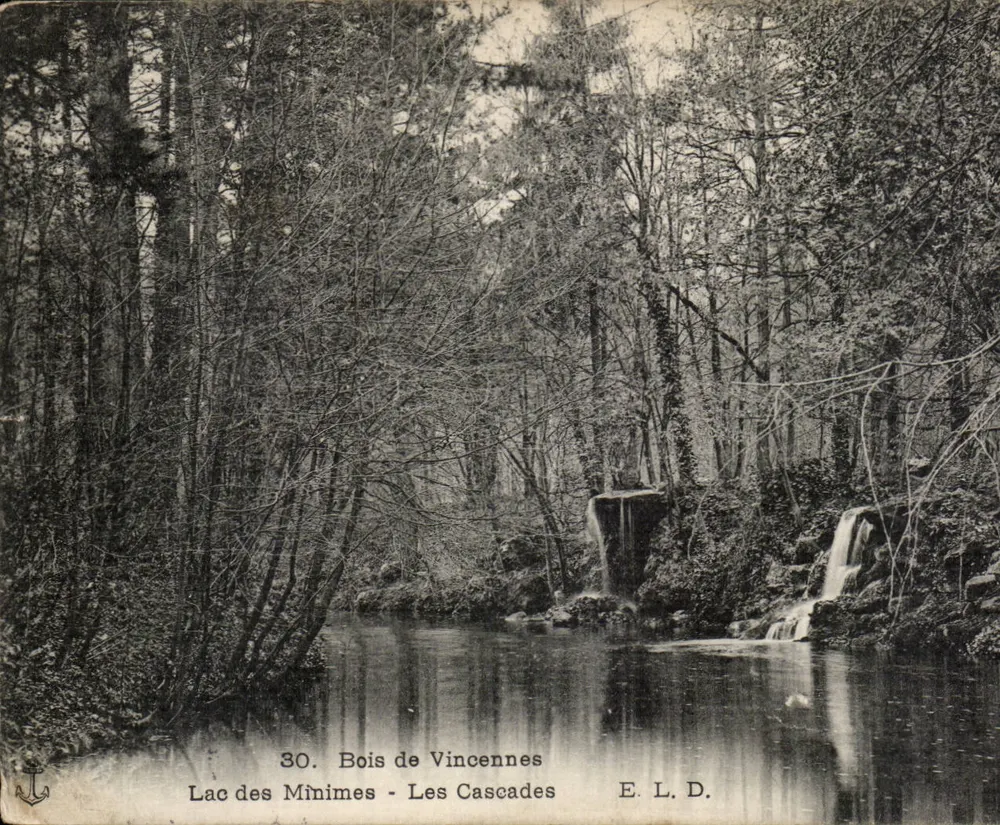 Lac des Minimes - Les Cascades — Bois de Vincennes — E. L. D. n°30 - Vorderseite