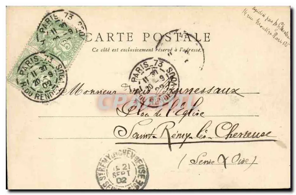 Vista geral do Donjon — Saint-Rémy-lès-Chevreuse — POUYDEBAT, Paris - Verso