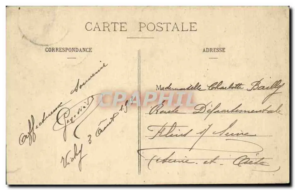 Vichy - Um Canto do Parque — Allier, n°423 - Verso